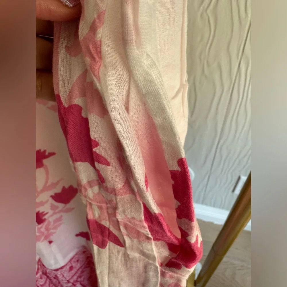 New Oliphant Tie Strap Midi Pink Jaipur dress Tuckernuck - Picture 8 of 8